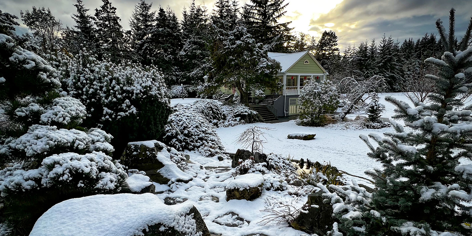 Mukai Farm & Garden in snow