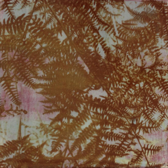 Brown fern tile