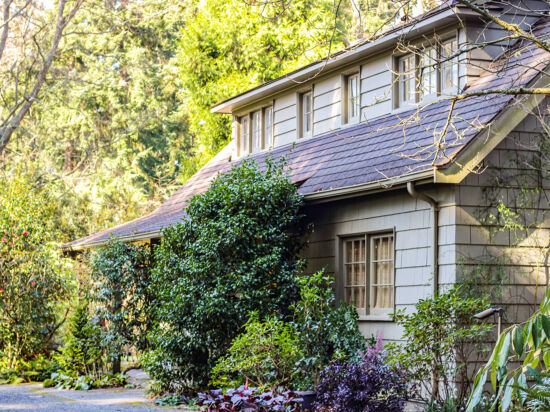 The residence Dunn Gardens, the house