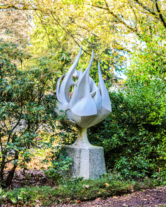 Sculpture by Jack Fletcher, 1962 Dunn Gardens, sculpture